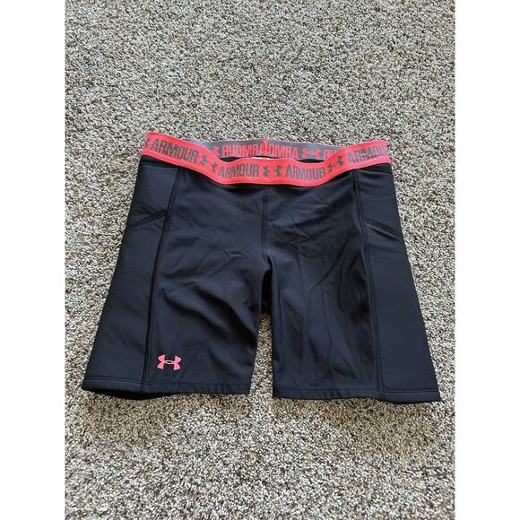 UNDER ARMOUR L women’s Strike Zone Slider Shorts Padded Compression Heatgear F24 - Picture 1 of 4